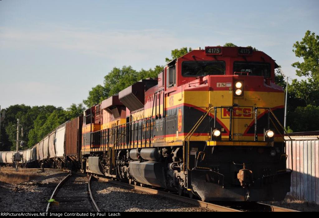 Southbound grain train